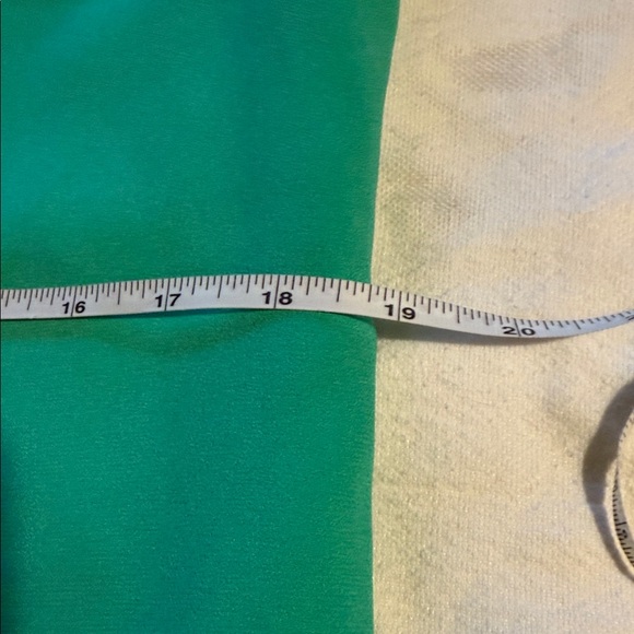 J. Crew Collection Crepe Feather Trim Green Sleeveless Lined Sz M Dress NWT - Picture 12 of 14